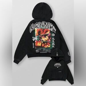 YoungLA Hinokami Kagura Black Hoodie Just Released Sold Out size Large